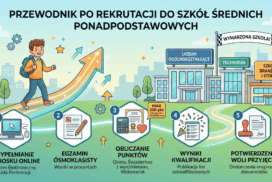 Harmonogram rekrutacji do szkół ponadpodstawowych na rok szkolny 2026/2027